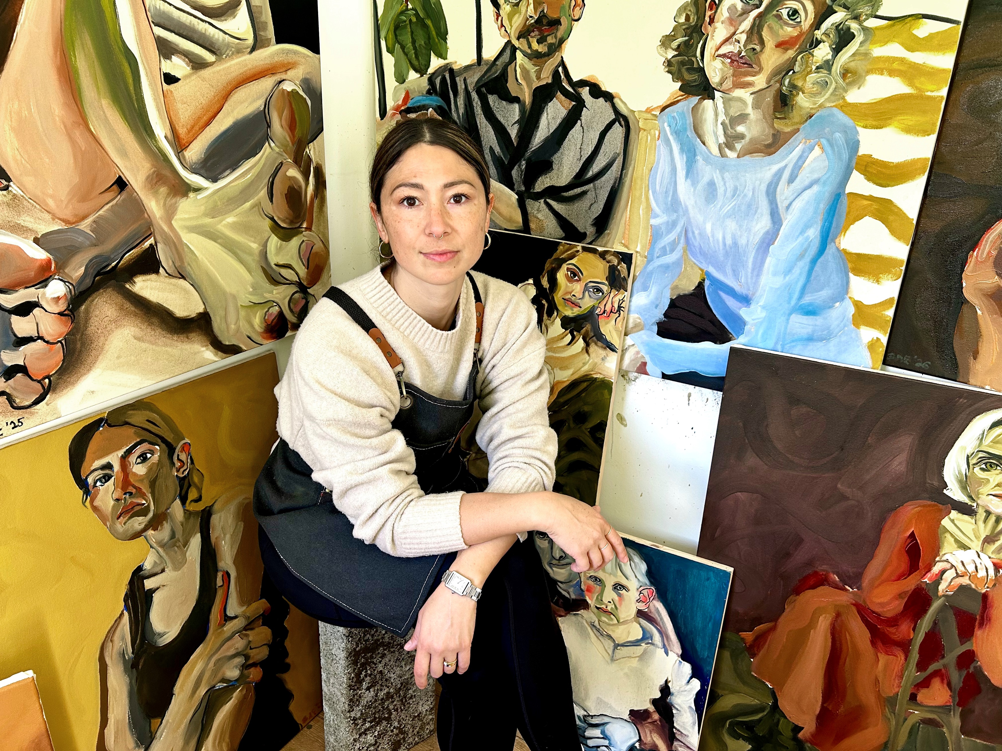Courtney Bae in her Studio